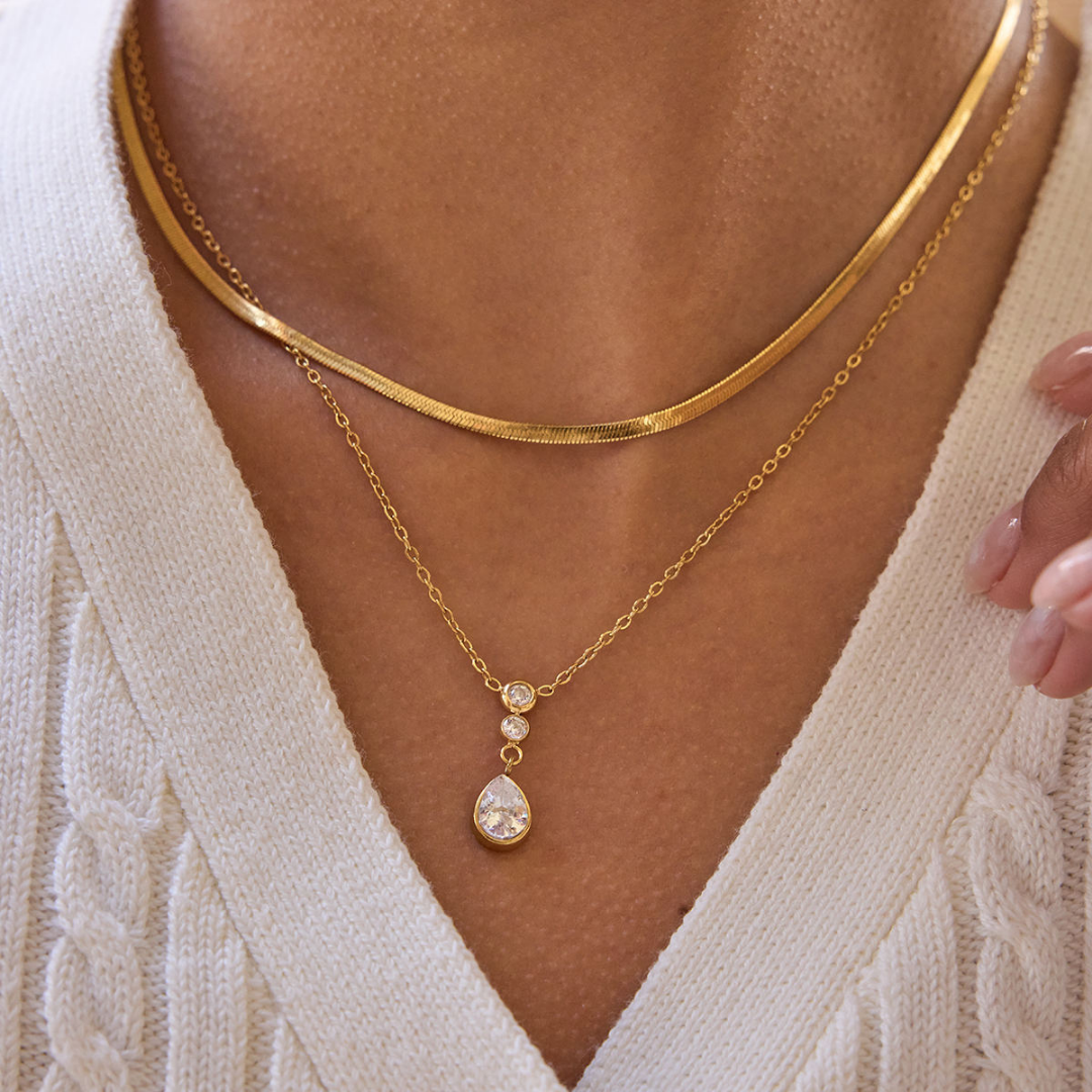 Jania Double Layered Necklace