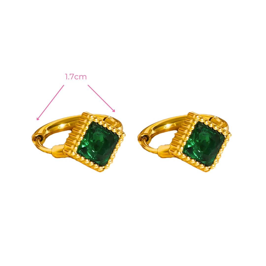 Luxia Emerald Earrings